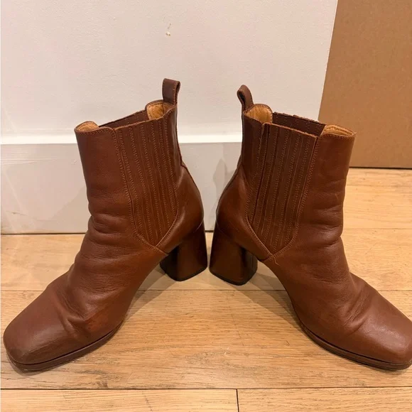 Sezane Dorie Boots Chocolate Size 8 - Picture 5 of 8